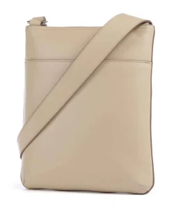 Pockets Small Umhängetasche fein genarbtes Rindsleder beige