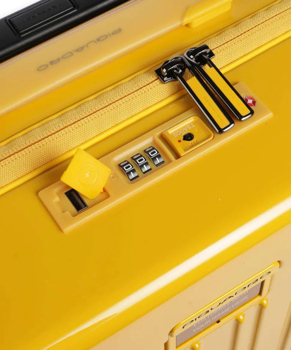 POP 4-Rollen Trolley gelb 55 cm