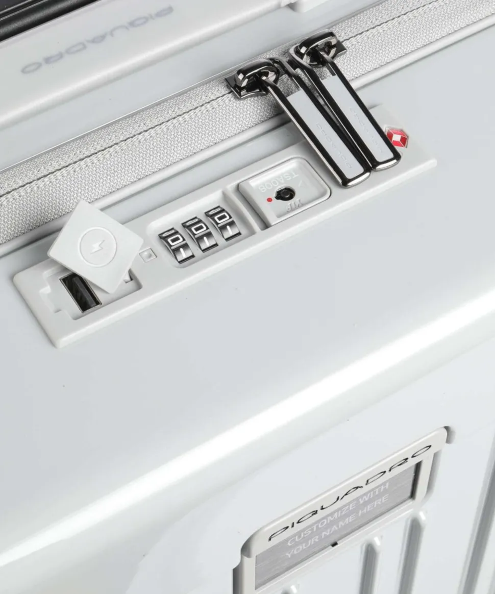 POP 4-Rollen Trolley hellgrau 55 cm