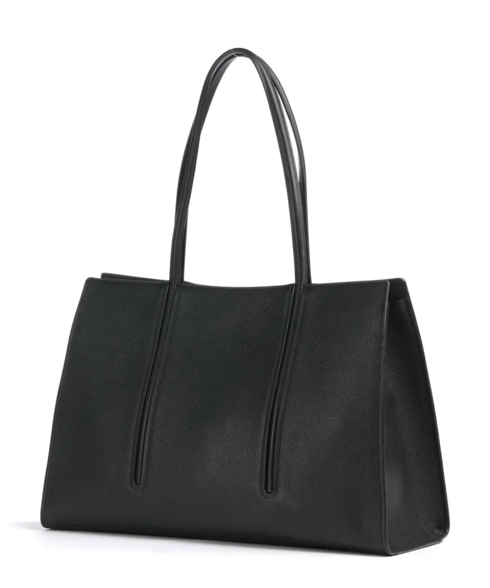 Portland Place Shopper genarbtes Rindsleder schwarz