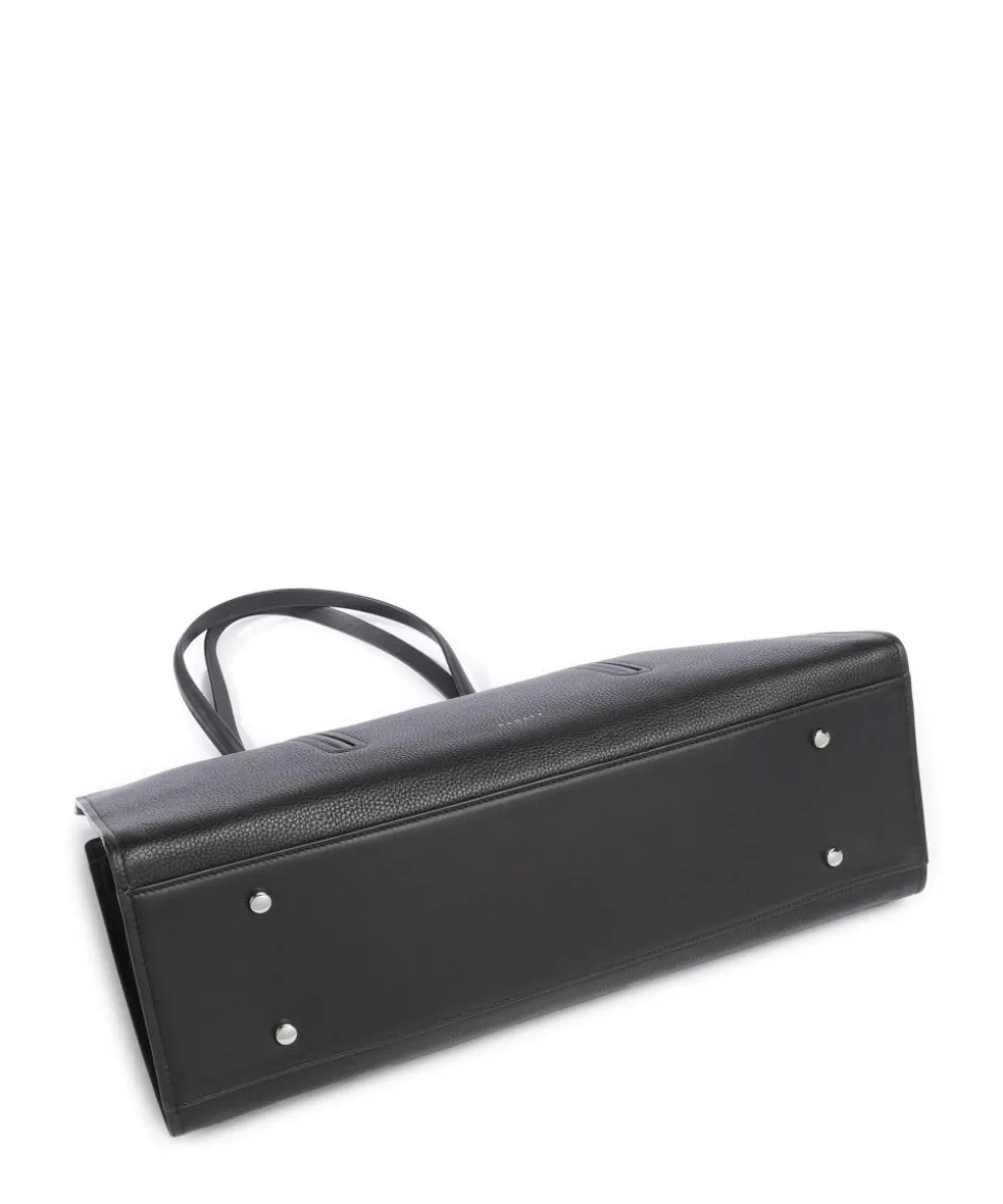 Portland Place Shopper genarbtes Rindsleder schwarz