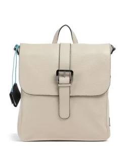 Porto Rico Nita Rucksack-Tasche genarbtes Kalbsleder elfenbein