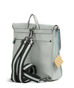 Porto Rico Nita Rucksack-Tasche genarbtes Kalbsleder mintgrün