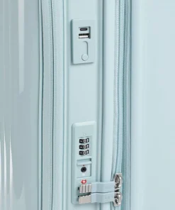 Positano 4-Rollen Trolley hellblau 55 cm