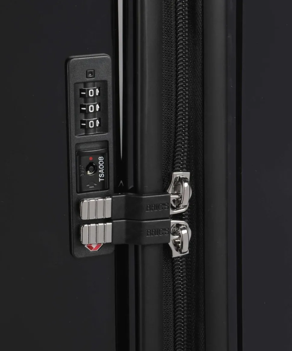 Positano 4-Rollen Trolley schwarz 78 cm