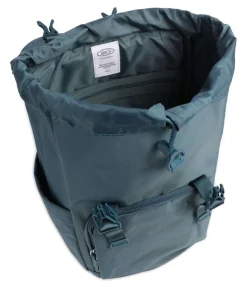 Positano Rucksack recyceltes Polyamid petrol