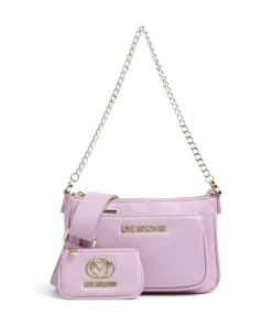 Pouch Charm Schultertasche Lederimitat violett
