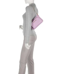 Pouch Charm Schultertasche Lederimitat violett