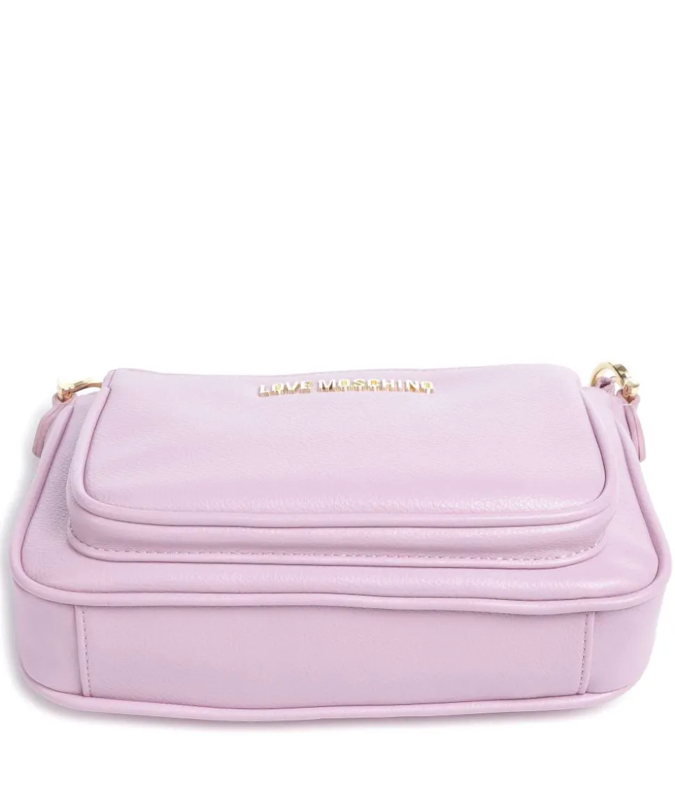 Pouch Charm Schultertasche Lederimitat violett