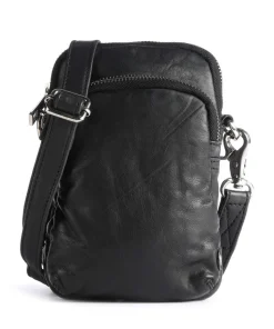 Power Field Handytasche fein genarbtes Leder schwarz