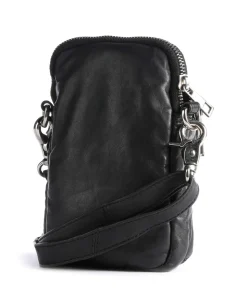 Power Field Handytasche fein genarbtes Leder schwarz