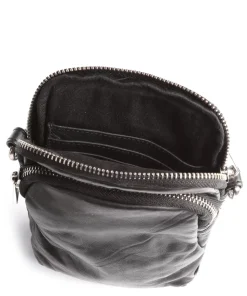 Power Field Handytasche fein genarbtes Leder schwarz