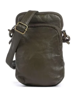 Power Field Handytasche Schafsleder olivgrün
