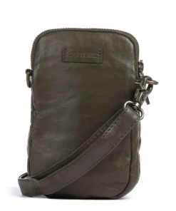 Power Field Handytasche Schafsleder olivgrün