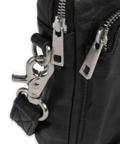 Power Field Umhängetasche Schafsleder schwarz