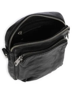 Power Field Umhängetasche Schafsleder schwarz