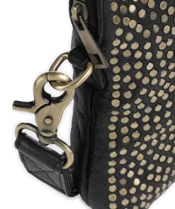 Power Parade Umhängetasche fein genarbtes Kalbsleder schwarz