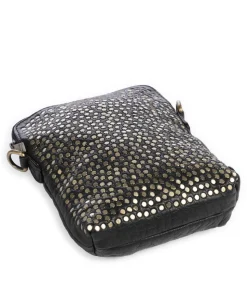 Power Parade Umhängetasche fein genarbtes Kalbsleder schwarz