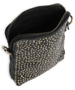 Power Parade Umhängetasche fein genarbtes Kalbsleder schwarz