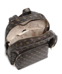 Power Play Rucksack 13″ Lederimitat dunkelbraun