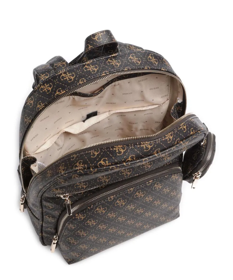 Power Play Rucksack 13″ Lederimitat dunkelbraun