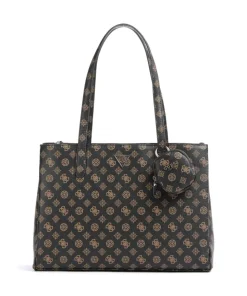 Power Play Shopper 14″ Lederimitat dunkelbraun