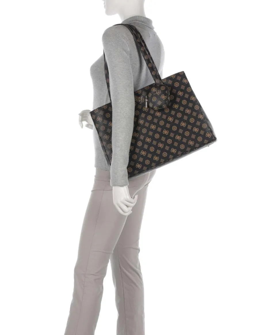 Power Play Shopper 14″ Lederimitat dunkelbraun