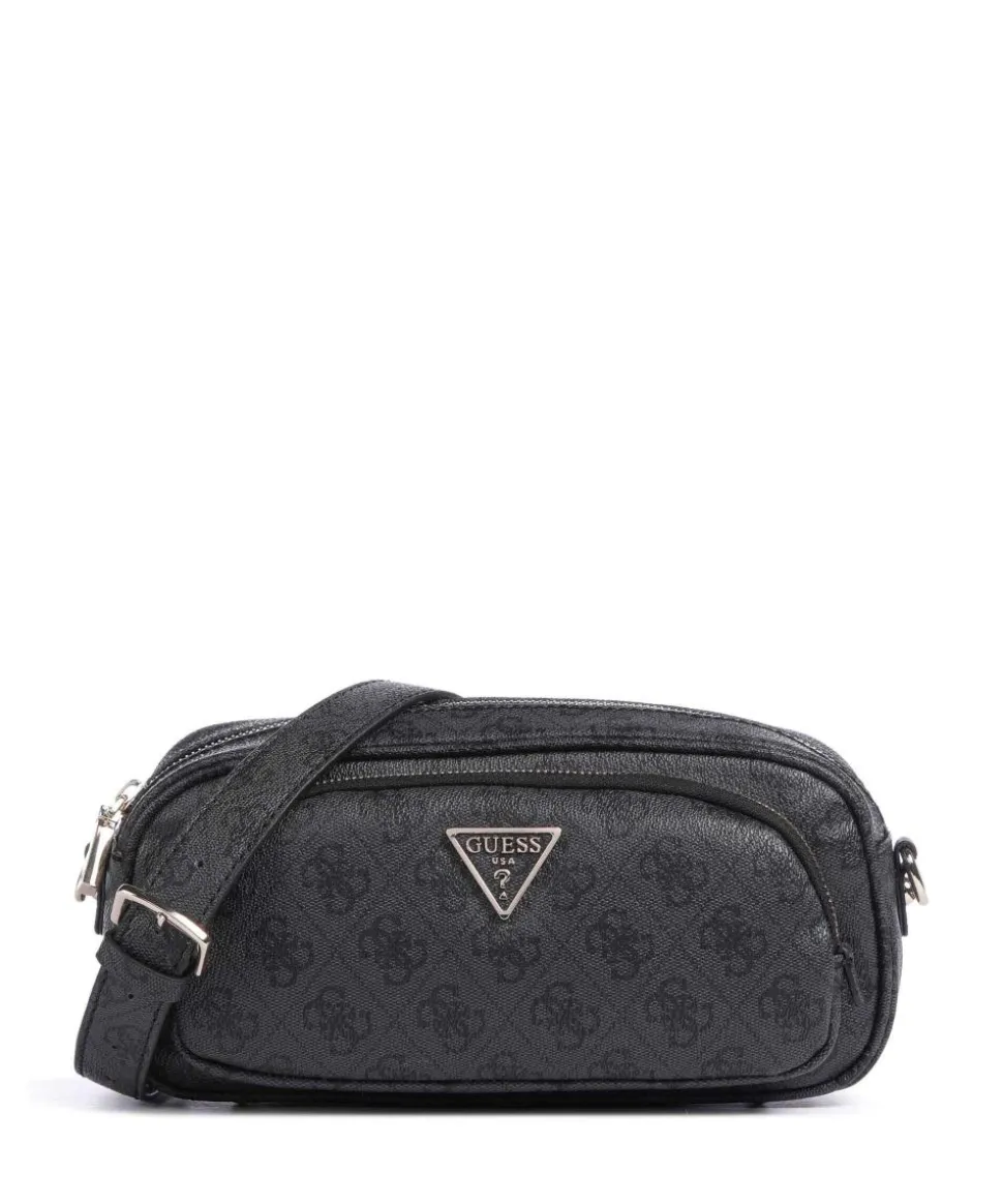 Power Play Umhängetasche Lederimitat dunkelgrau