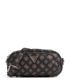 Power Play Umhängetasche Lederimitat dunkelbraun