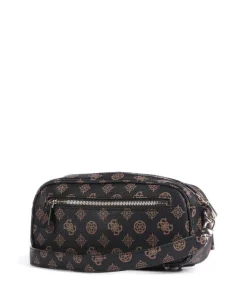 Power Play Umhängetasche Lederimitat dunkelbraun