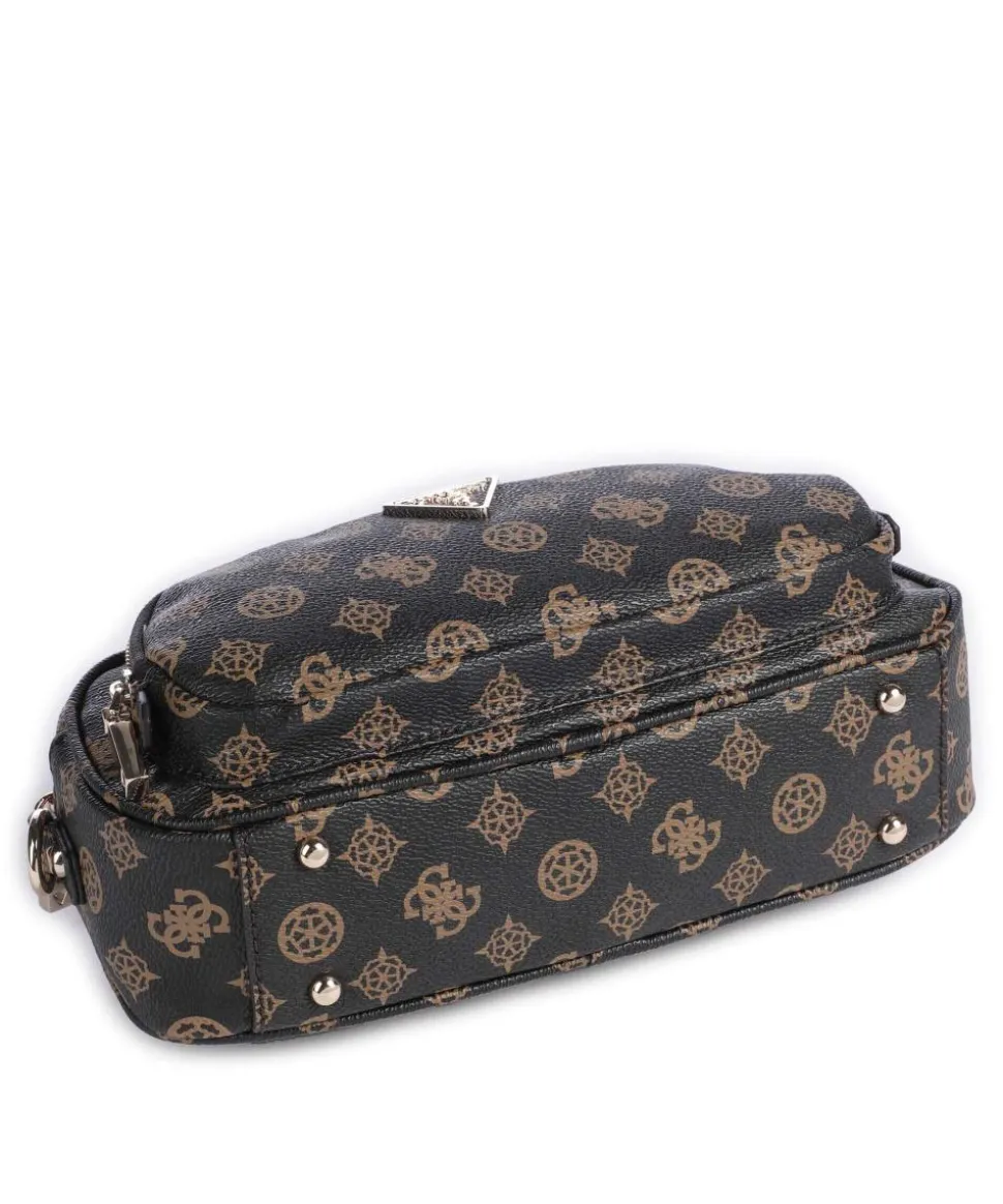 Power Play Umhängetasche Lederimitat dunkelbraun