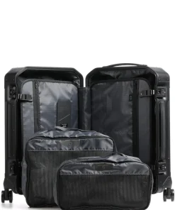 PQ Alu 4-Rollen Trolley schwarz 55 cm