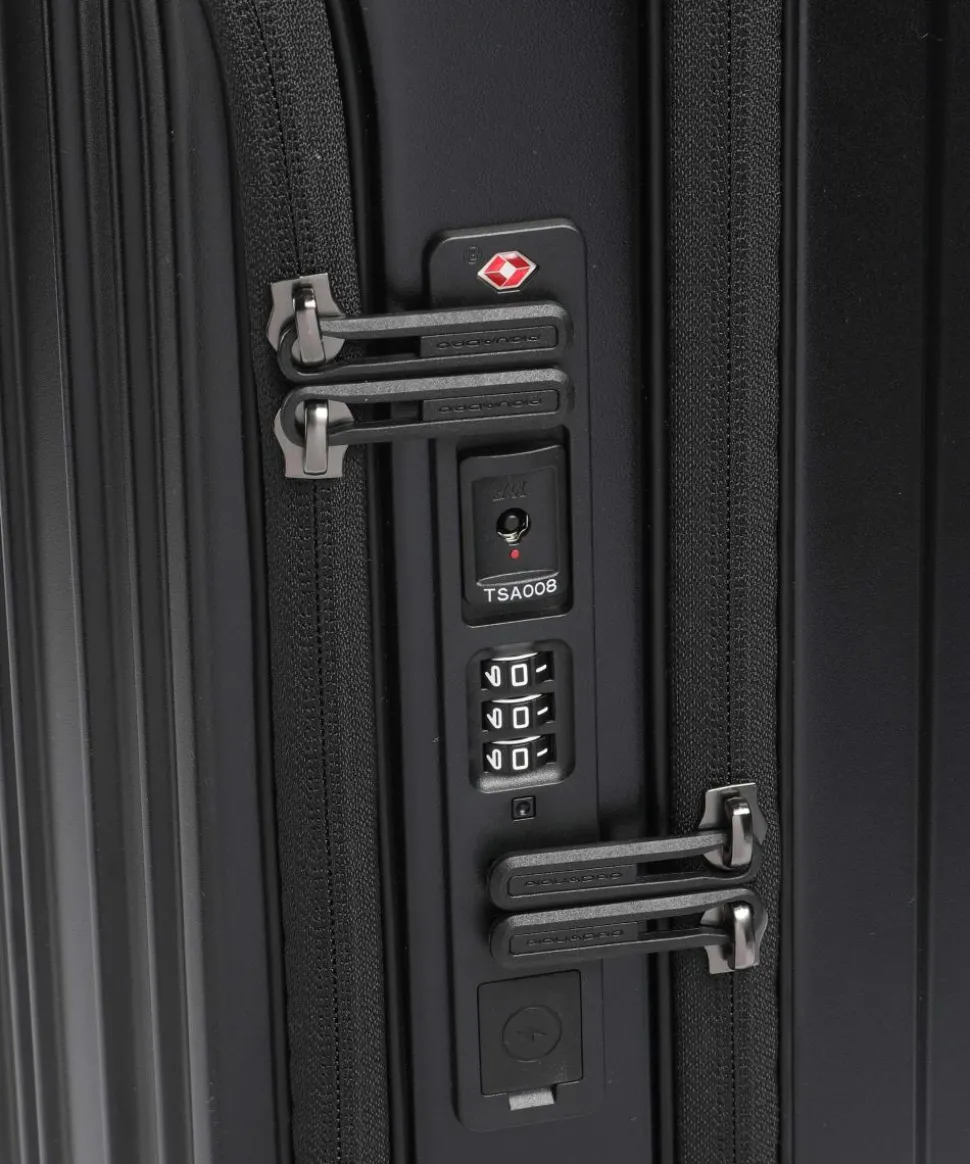 PQ Light 4-Rollen Trolley schwarz 55 cm