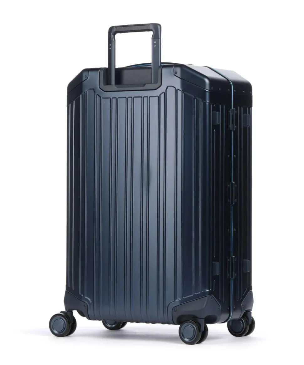 PQ-Alub 4-Rollen Trolley dunkelblau 79 cm