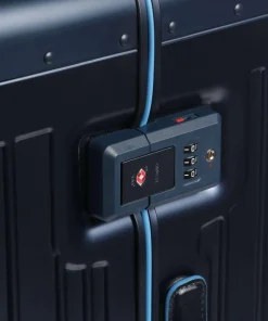 PQ-Alub 4-Rollen Trolley dunkelblau 79 cm