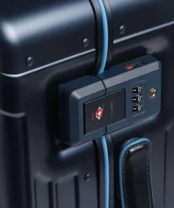 PQ-Alub 4-Rollen Trolley dunkelblau 55 cm