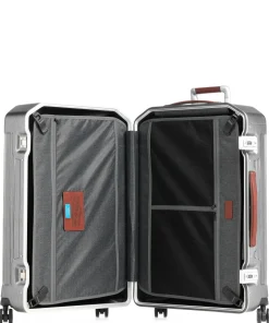 PQLM 4-Rollen Trolley silber 69 cm