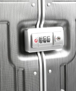 PQLM 4-Rollen Trolley silber 75 cm