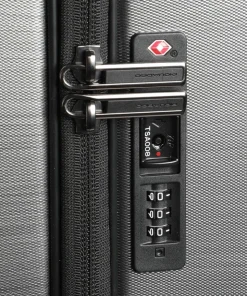 PQL-Premium 4-Rollen Trolley grau 75 cm