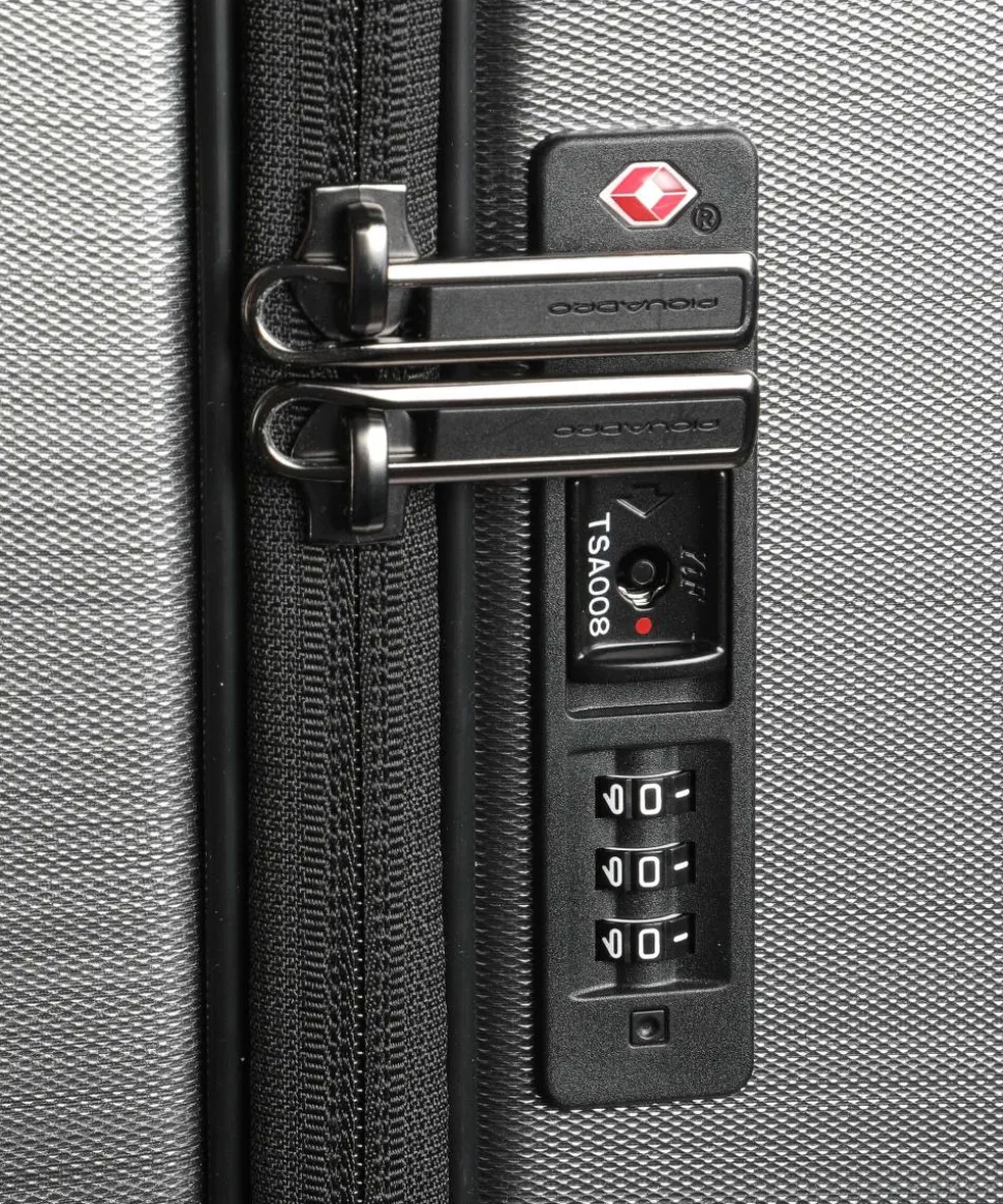 PQL-Premium 4-Rollen Trolley grau 75 cm