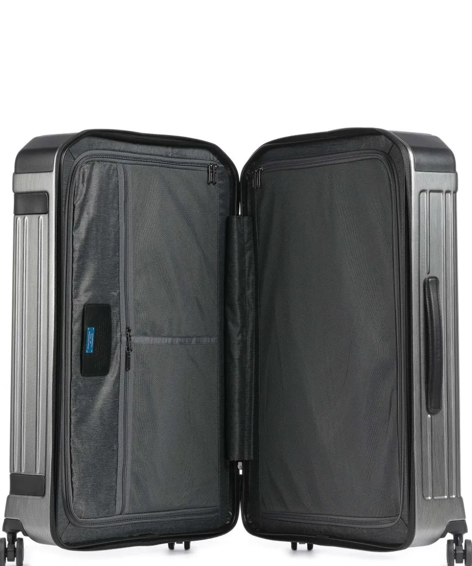 PQL-Premium 4-Rollen Trolley grau 75 cm