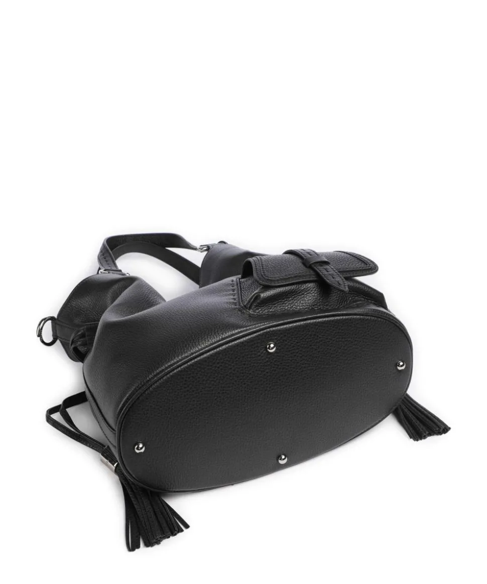 Premier Flirt M Bucket bag genarbtes Rindsleder schwarz