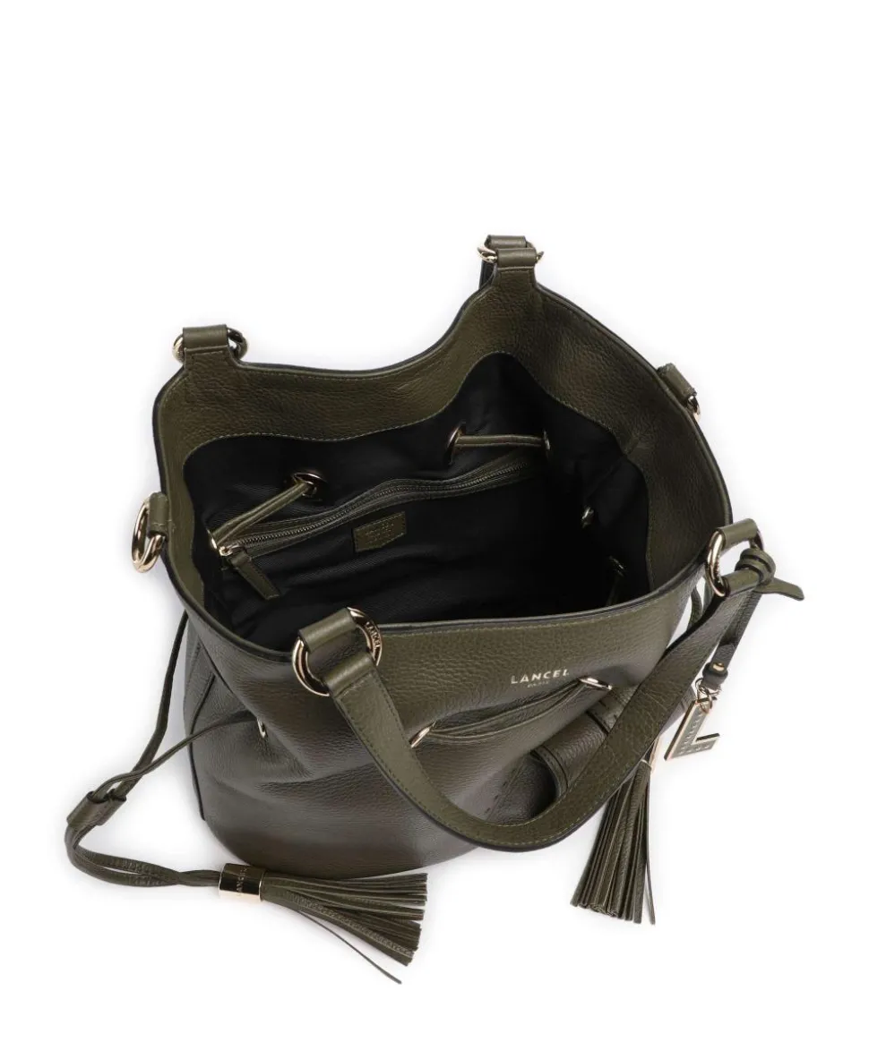 Premier Flirt M Bucket bag genarbtes Rindsleder khaki