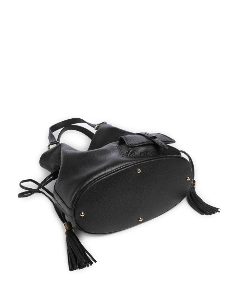 Premier Flirt M Bucket bag genarbtes Rindsleder schwarz