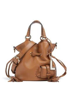 Premier Flirt S Bucket bag genarbtes Rindsleder camel