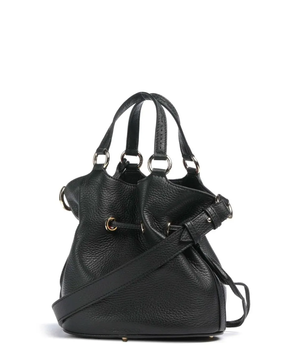 Premier Flirt S Bucket bag genarbtes Rindsleder schwarz