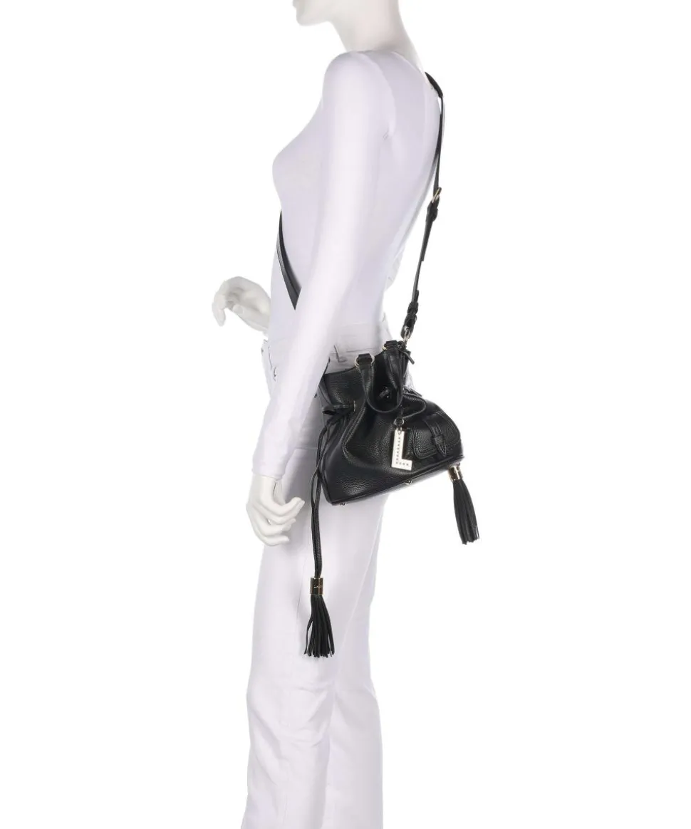 Premier Flirt S Bucket bag genarbtes Rindsleder schwarz