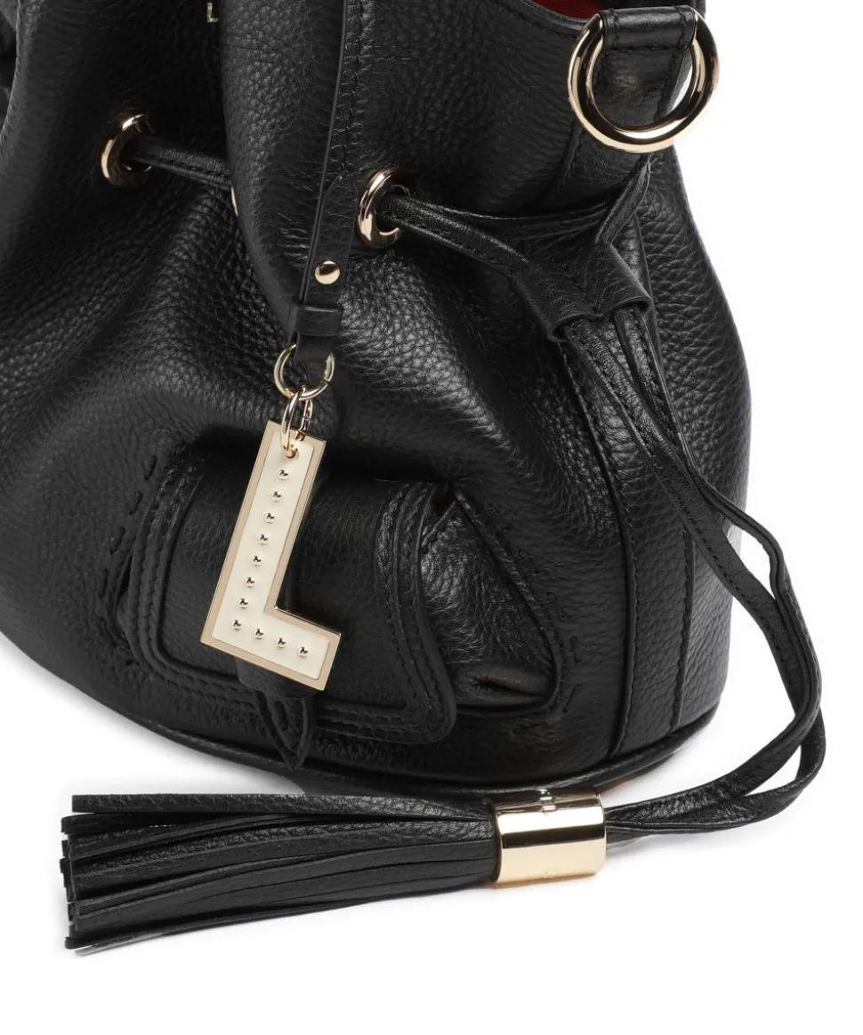 Premier Flirt S Bucket bag genarbtes Rindsleder schwarz