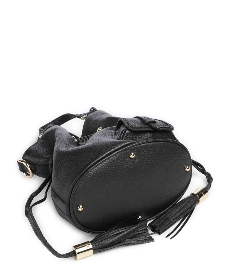 Premier Flirt S Bucket bag genarbtes Rindsleder schwarz