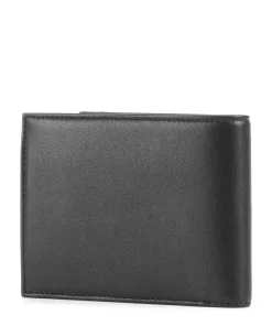 Premium Nappa Geldbörse Schafsleder schwarz